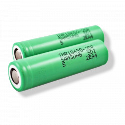 LOT DE 2 ACCU 18650 25R 2500 MaH SAMSUNG