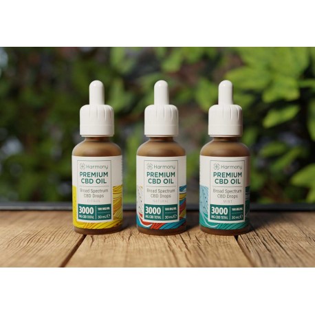 HUILE CBD GOUTTE ARÔME MENTHE 30ML HARMONY