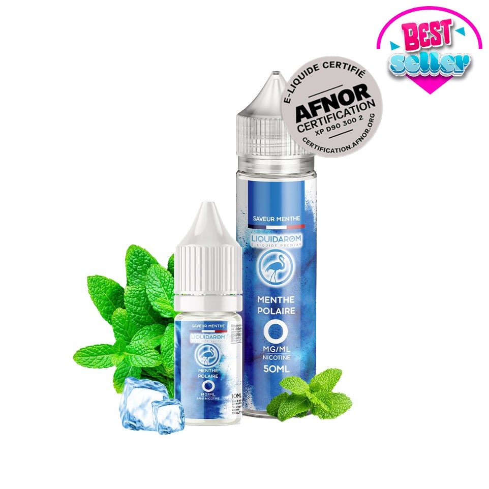 MENTHE POLAIRE LIQUID'AROM E-LIQUIDE FRANAIS QUALIT CERTIFIE